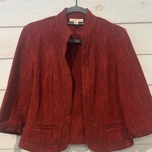 Coldwater Creek Women's Burnt Orange Blazer, 8 Petite, great condition!
